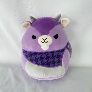 Shirley the Purple Goat with Bandana 8” Squishmallow NWT